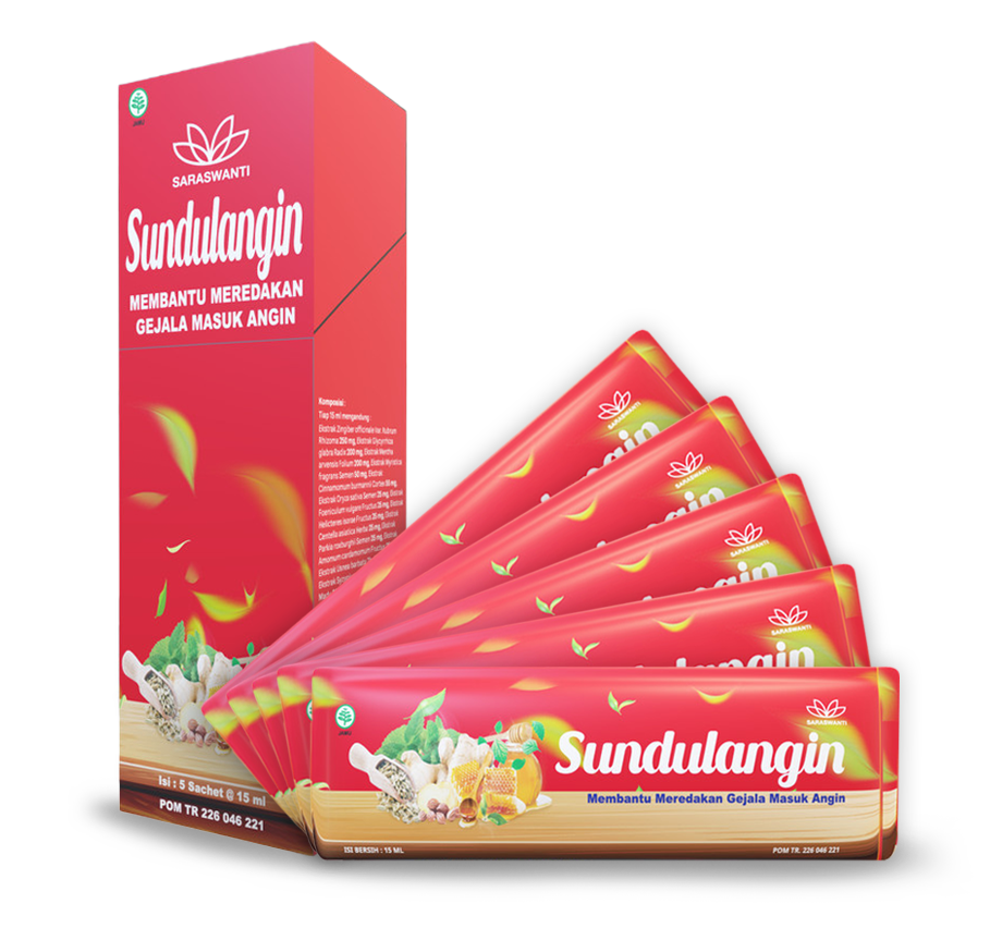 Sundulangin Produk Herbal Untuk Membantu Meredakan Gejala Masuk Angin